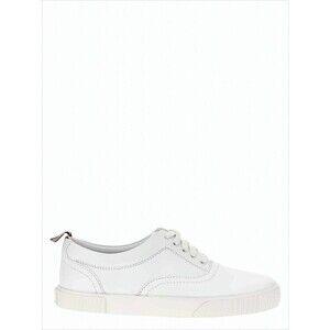 Thom Browne Low-Top Calf Leather Sneakers With Tricolor Pull Tab - NWT